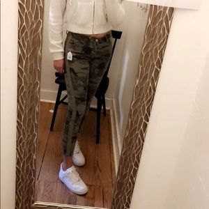 Zara Z1975 camo skinny jeans